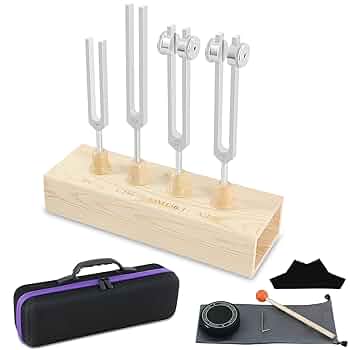Amazon.com: EASTROCK Tuning Fork 4 pcs Set for Music (384 hz